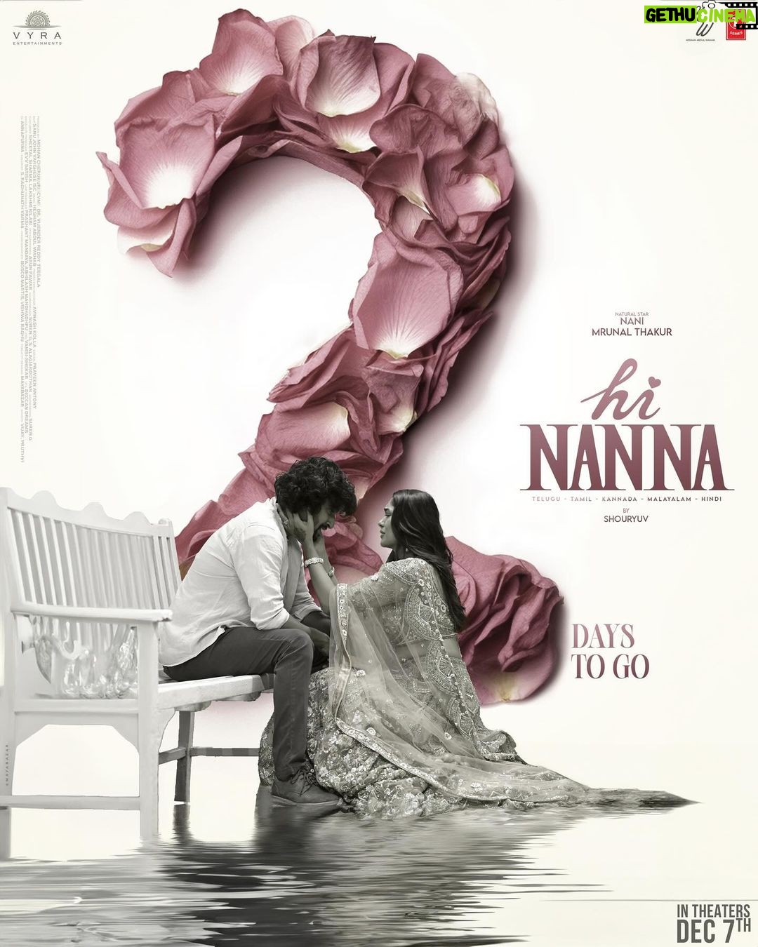 Nani Instagram - 2 days. Just. :) ♥️ #HiNannaOnDec7th