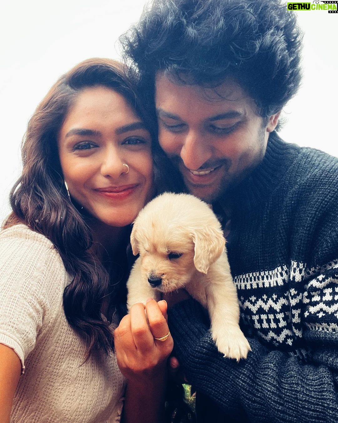 Nani Instagram - Almost there :) Viraj and yashna ♥️ #HiNannaOnDec7th @mrunalthakur