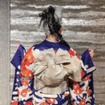 Nao Furuhata Instagram - FCイベで着た着物 1部は前髪流してポニー！ 帯は落ち着いた雰囲気で 髪飾りは少し尖った感じの ギャップが、たまらん。 #着物 #着物ヘア #千切屋治兵衞 #chiji1555 #japanesetraditional