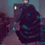 Nao Furuhata Instagram - ファンクラブのアザーカット 今までになかった強くて かっこいいメイクに素敵な衣装 衣装は可愛い可愛すぎる ramaramaさん 私をイメージしてトップスを制作 してくださりました… とても嬉しいいいいい🥲🤍 #ramarama
