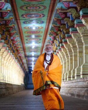 Narendra Modi Instagram - Blessed to visit the Sri Ranganathaswamy Temple and the Arulmigu Ramanathaswamy Temple.