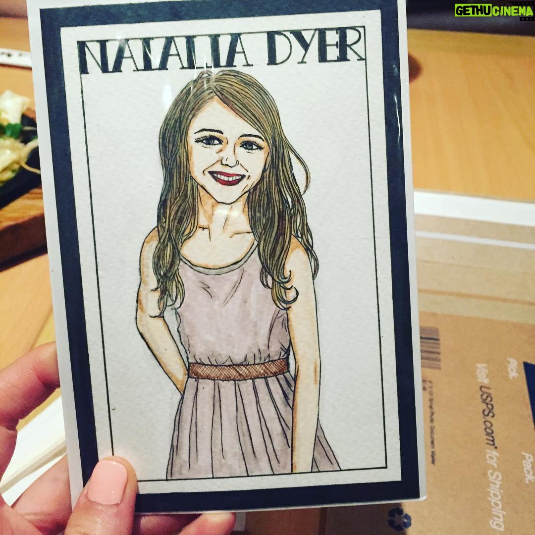 Natalia Dyer Instagram - A sweet gift from sweet @mingmu716