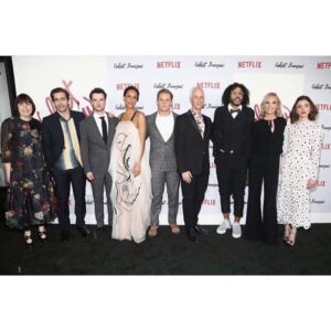 Natalia Dyer Instagram - got to spend the last weekend with these very lovely very talented people in support of #velvetbuzzsaw available on @netflix this friday. excited to see what you think 🙈⚙️🎒