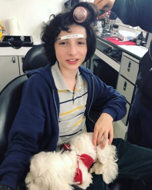 Natalia Dyer Instagram - but the real secret to mike wheeler hair is #googone #tbt