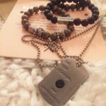 Natalia Dyer Instagram - Instantly became my new favorite pieces of jewelry. A lovely gift from my lovely set mom @carabuono whose organization @libertyutd turns illegal guns into beautiful pieces like these and funds programs that help gun violence victims #bethechange #giftideas