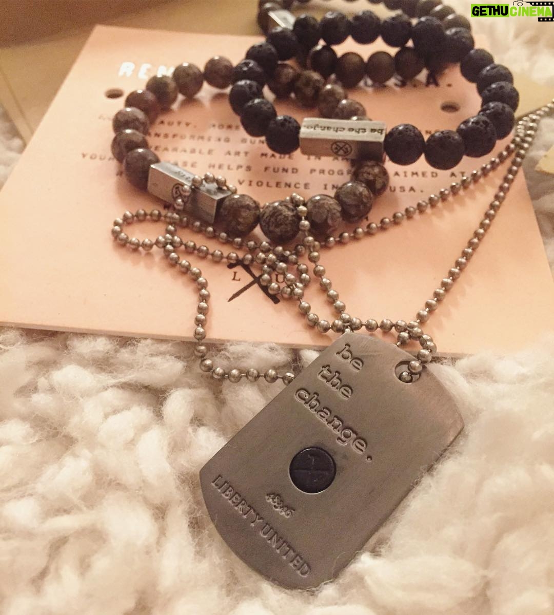 Natalia Dyer Instagram - Instantly became my new favorite pieces of jewelry. A lovely gift from my lovely set mom @carabuono whose organization @libertyutd turns illegal guns into beautiful pieces like these and funds programs that help gun violence victims #bethechange #giftideas