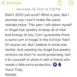 Natalia Fedner Instagram - Didn’t 2023 just suck? What a year. But I promise you I won’t make the same mistake twice. This year I will adorn myself in ‘Angel Eye’ jewelry to keep all of that bad energy at bay. Can I guarantee there is some sort of magic in the Evil Eye Tale? Of course not. But I believe in mind over matter. And wearing my Angel Eye jewelry reminds me that I’m worth protecting. Get it for yourself or share it with a friend who needs a little extra protection. 🧿🪬 Yours Truly, Natalia This bracelet is made from ultra durable 14k Gold Fill Italian chain with a dainty Cubic Zirconia Eye Amulet #evileye #angeleye #14kgoldfilled #italianchain #amulet #talisman #kabbalah #🧿 #🪬