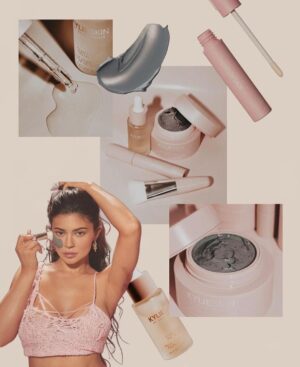 Natalia Fedner Instagram - Always fun to see my designs make an encore appearance. Thank you to @makkaroo & @rosegrandquist for this fun moment with @kyliejenner 

#kyliejenner #knitting #upcycledfabric #kylieskin