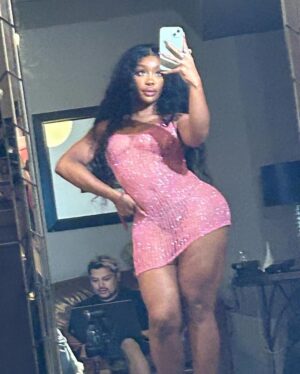 Natalia Fedner Instagram - 📡 Congratulations @sza on winning Best R&B at the @vmas ! SZA wore our Midas chain racerback mini dress in Barbie Pink styled by @chloeandchenelle . Avail for immediate shipping 🥰 

#sza #vmas #barbiepink #chainmail #chainmaille #stretchmetal