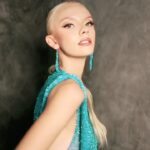 Natalia Fedner Instagram - What are your top two? All photos by @markmendez.photography Undergarments by @shibueofficial (Credits coming shortly) #awardseason #fashiondesigner #flapper #greatgatsby #metalcouture