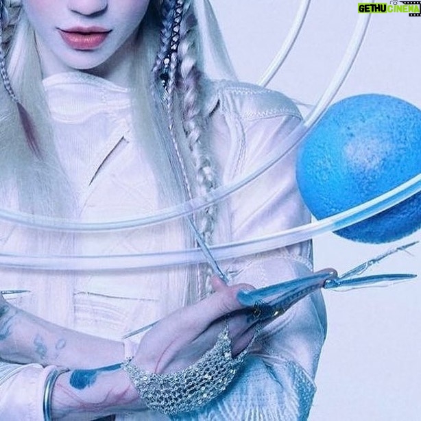Natalia Fedner Instagram - The magical enigma @grimes wears our hand bracelet in silver. Styled by @turnerturner Posted @withregram • @grimes I would write to the beautiful ambivalent stars And convince them to love you, Because my own human beauty, (And we humans are certainly that) Isn't enough to love you with Space