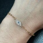 Natalia Fedner Instagram - Didn’t 2023 just suck? What a year. But I promise you I won’t make the same mistake twice. This year I will adorn myself in ‘Angel Eye’ jewelry to keep all of that bad energy at bay. Can I guarantee there is some sort of magic in the Evil Eye Tale? Of course not. But I believe in mind over matter. And wearing my Angel Eye jewelry reminds me that I’m worth protecting. Get it for yourself or share it with a friend who needs a little extra protection. 🧿🪬 Yours Truly, Natalia This bracelet is made from ultra durable 14k Gold Fill Italian chain with a dainty Cubic Zirconia Eye Amulet #evileye #angeleye #14kgoldfilled #italianchain #amulet #talisman #kabbalah #🧿 #🪬