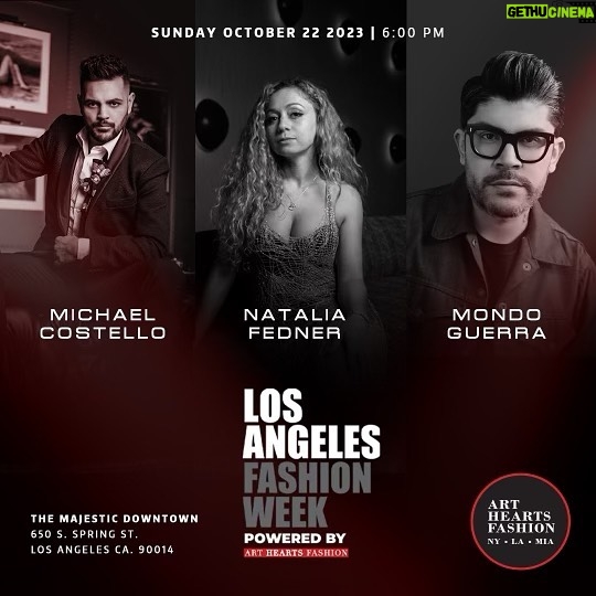 Natalia Fedner Instagram - Are you ready, Los Angeles?! Project Runway stars @MichaelCostello, @Mondoguerra, & @NataliaFedner are reuniting for a one night only, spectacular LAFW show at The Majestic Downtown on 10/22! Dive into a night of unforgettable fashion, all thanks to @ArtHeartsFashion. You won't want to miss this! ✨👗 RSVP now! Link in bio. #LAFW #ProjectRunwayReunion #michaelcostello #mondoguerra #nataliafedner