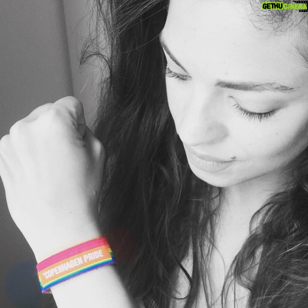Natalie Madueño Instagram - #loveislove #pride #pridecph #love Husk Kærligheden!