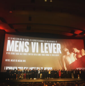 Natalie Madueño Instagram - Premiere igår på Mens Vi Lever. Tillykke til hele holdet! @mehdiavaz @miladavaz 
#mensvilever #sfstudio