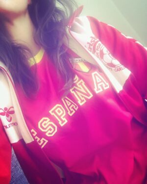 Natalie Madueño Instagram - Dobbelt op! 
#vamosespaña #komsådanmark #worldcup2018 #sangriaogøl