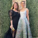 Natalie Portman Instagram - The best night with this magical friend… @rotterandfriends @goldenglobes Styling #RyanHastings Makeup @lisastoreymakeup Hair @teddycharles35 👗 @dior @diorbeauty 💅 @glitzingup