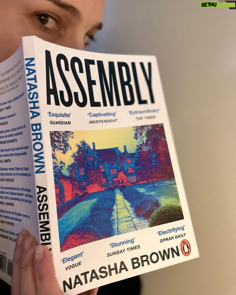 Natalie Portman Instagram - Just started Assembly and I’m already captivated by Natasha Brown’s unique voice. The book is about a woman visiting her boyfriend’s family estate in the English countryside, and explores issues of identity and freedom, in gorgeous, innovative prose. Read along and let me know what you think? #FebruaryBookPick @natsbookclub