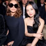 Natalie Portman Instagram - At yesterday’s #DiorSS23 show with @sooyaaa__. Always inspired by you, @mariagraziachiuri 🖤 Makeup: @miwookim Hair: @philippemensah Styling: #RyanHastings