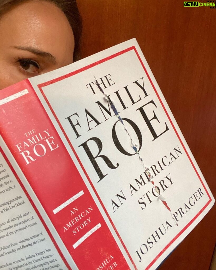 Natalie Portman Instagram - I hope you’ll join me in reading Joshua Prager’s The Family Roe this month, a look at the complicated life of Jane Roe, a pseudonym for Norma McCorvey — the woman who enabled Americans to gain a right to abortion. It’s been harrowing to read McCorvey’s story following the Court’s decision to reverse Roe, but it’s a story that deserves our understanding. @natsbookclub