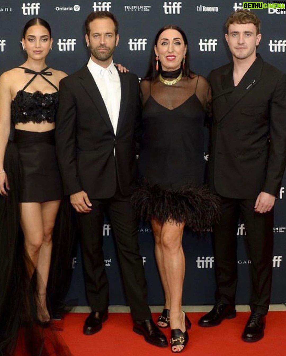 Natalie Portman Instagram - So proud of @benjaminmillepied and the entire cast & crew behind #Carmen. I can't wait for you all to see this beautiful film. #TIFF22 Makeup: @pircillapae for @diorbeauty Hair: @anthonycampbellhair Dress: @dior
