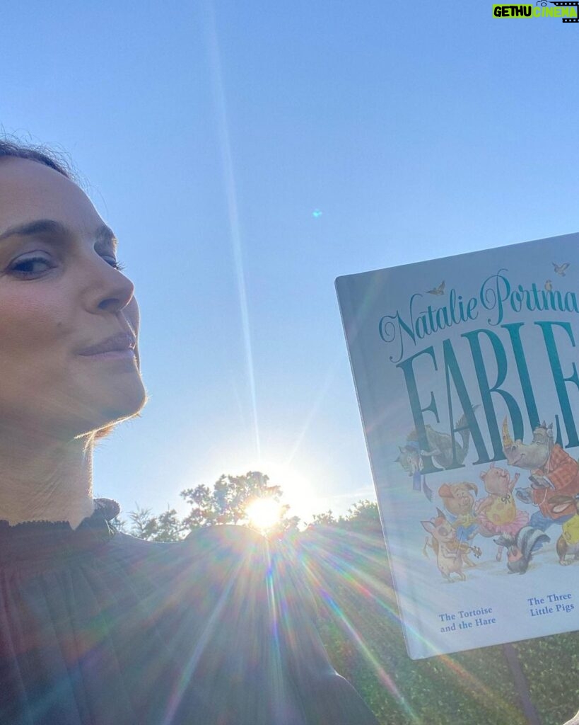 Natalie Portman Instagram - My book, Natalie Portman’s Fables, is out today! I’m so grateful to Jean Feiwel for giving me the opportunity to bring this book into the world and to @jannamattia for exceeding my wildest dreams of what the illustrations could be. These fables hold many of the values I hope to instill in my kids: empathy, attentiveness, thoughtfulness and true friendship. I can’t wait to hear how your kids respond, too! Visit the link in my bio to buy a copy of the book and for a full list of virtual events.