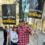 Natalie Portman Instagram - Proud to walk in solidarity with @sagaftra, @wgaeast, and @writersguildwest 🌟#SAGAftraStrong #WGAStrong