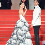 Natalie Portman Instagram - Such a special night at the @festivaldecannes premiere of #MayDecember — wearing a @dior recreation by @mariagraziachiuri of the Junon dress designed by Monsieur Dior in 1949. Thank you again to @mariagraziachiuri and the entire @dior team and Atelier for your care, hard work, and creativity.  Dress @dior  Hair @mararoszak Makeup @miwookim @diorbeauty Styling #RyanHastings #ad @gettyimages