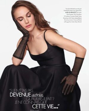 Natalie Portman Instagram - Always feel the most beautiful in your creations @mariagraziachiuri @dior @diorbeauty. Thank you for having me @ellefr 💕🖤 @maydecemberfilm