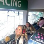 Natalie Stovall Instagram - 🏁 Bristol Baby!! 🏁 When I was little, my big brother, Joe, would have his friends over every weekend for the @nascar races. And inevitably, when a break would happen, there was always a “Natalie! Go get your fiddle!” So I’d play a few songs and feel like the coolest kid around. Fast forward to this past weekend, I attended my very first race, in the “coolest kid” way possible… (thank you @quartzhillrecords 🤍🥂) and I found myself again playing that fiddle, as us ladies did a little acoustic set for some VIP’s. It was so much fun cheering for @tyler_reddick and getting to soak it all in! What an experience!!! Swipe to the end to see Joe-Bob and little me. Bristol Motor Speedway