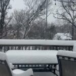 Natalie Stovall Instagram - I never believe the forecast when it says it’s gonna snow in Tennessee. Too many times as a kid praying to just see a few flakes…. But this is the most snow I’ve ever seen in TN!!! It’s insane. And Brady is as happy in the snow as I am and we have to make her come in 😂❄️❄️🤍🤍 #snowweek #sohappy