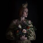 Natalya Rudakova Instagram - Happy new year my friends. I wish all your dreams come true in 2018 and much love, happiness 🙏🏻❤️ Photo by beautiful and talented photographer @cmcdade . Makeup @mariliaoda , floral by @linakreisbergpl , wardrobe by @brooklynponygirl 🖤💜