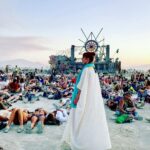 Natalya Rudakova Instagram - "Mayan Warrior" sunset sound meditation. #burningman2017 Black Rock City