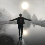 Natalya Rudakova Instagram - No filters just fog, sun and mountains.
