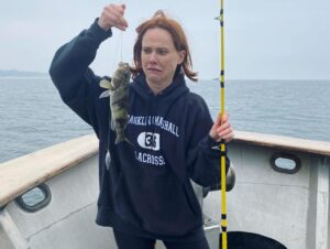Natalya Rudakova Instagram - Fun memories with awesome people @hechtic_photos @seemolloy and Daniel Robertson. Got some under aged babes on my hook and set them free. Also got some small legal fish, gutted and cooked at home, it was a mistake. 🤦‍♀️💦🐳🤮