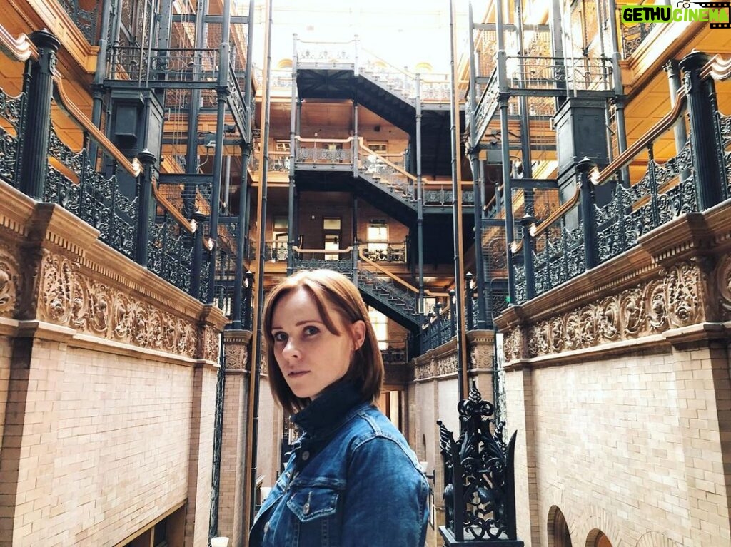 Natalya Rudakova Instagram - Finally got to see the Bradbury building from first Blade Runner movie 🎥 😍 Bradbury Building