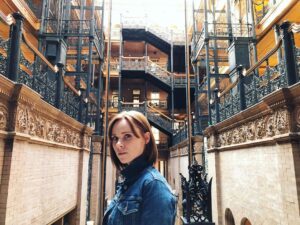 Natalya Rudakova Instagram - Finally got to see the Bradbury building from first Blade Runner movie 🎥 😍
