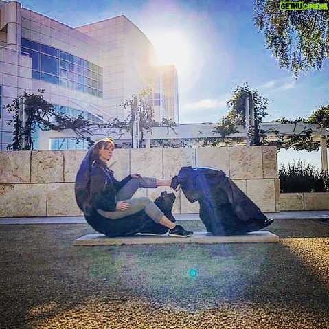 Natalya Rudakova Instagram - Out of the world experience going to the Getty museum in LA, so futuristic 💜