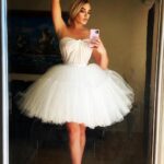 Natasha Alam Instagram - #costume for tonight’s #Halloween #party #ballet #ballerina #blackswan Bel Air