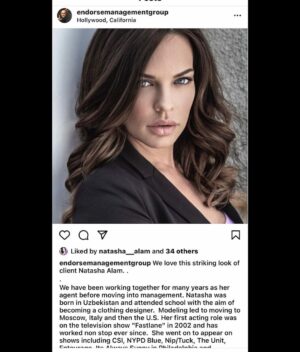 Natasha Alam Instagram - Special thanks to my manager @endorsemanagementgroup I’m so grateful 🙏🏼 #celebrity #actors #gorgeous #Hollywood #theatre #style #likeforlikes #tiktok #director #smile #instadaily #tv #hollywoodactress #beautiful #films #sexy #pretty #drama #trending #netflix #beauty #likes #makeup