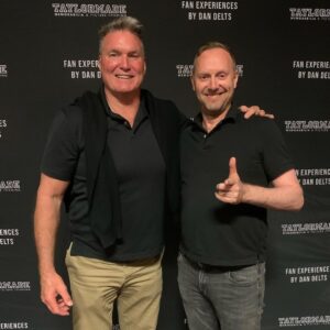 Nathan Hill Instagram - None other than Sam ‘Flash Gordon’ Jones 🚀 🌍 🦸‍♂️ 💫 
@therealsamjjones 
@astortheatremelb 
@natejhill 
#flashgordon #samjjones #movie #star #cinema #qanda #openmic #feature #hollywood #scifi #fantasy #action #comedy #ming #80s #queen #soundtrack #ted #hardvice #lifeafterflash #nathanhill #natejhill #nhp