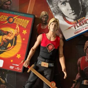 Nathan Hill Instagram - Flash Gordon bundle 🚀 ⚡️ 🌏 
One time saviour of the universe 
@therealsamjjones 
#samjjones #flashgordon #lifeafterflash #bigchiefstudios #dvd #bluray #actionfigure #hero #saviouroftheuniverse #queen #soundtrack #action #adventure