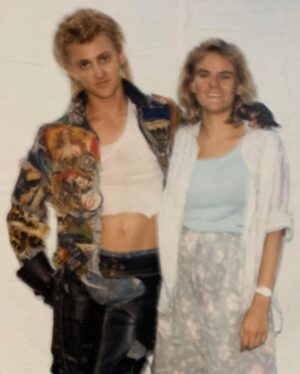 Nathan Hill Instagram - Fascinating discussion with Erin Holt the stand-in for Corey Haim on The Lost Boys! Photos here even taken by Haim himself. Her career includes working on cult classics like Cobra, Roomies (another Haim production) and her own student film even features a young Bruce Campbell! Both us of having been stand-ins on Warner Bros pictures. TBC… 
#thelostboys #coreyhaim #erinholt #erinlyerlaholt #frogbros #warner #film #horror #comedy #vampires #cobra #roomies #brucecampbell #standin #double #production #student #director #connections #tobecontinued #watchthisspace #usa #california #hollywood #80s