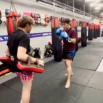 Nathaniel Ho Instagram - Some mornings I wake up and choose violence. But @ghossstsam and @eminentgym never ever judge me for it. Thanks guys ❤️🙏. #muaythai Eminent Gym