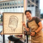 Nathaniel Ho Instagram - Remember the other day when I posted about @wetuftsg on my stories? Here's the final result! My design was a bit more complicated for a beginner, so I actually had quite a bit of help from @erikaosman, especially when it came to the more detailed portions of the design! It's way more challenging than it looks (and a great forearm workout), but she was very patient and kind, so the session was super enjoyable! Why did I choose to tuft a microphone design? Well, aside from the fact that I'm more focused on songwriting on a more professional and commercial level these days, there's also a really practical aspect of it. I have a mobile recording set-up, and many times I'll be recording from home or airbnb if I'm traveling, and apartments aren't necessarily the best places to record because of room reverb and reflections, so having a rug I can place on the wall near my microphone will actually help to absorb some of those reflections and give me a clearer recording to work with! Pretty ingenious, if you ask me 😎 Anyhoo, swipe to see more photos of the tufting process! I'd strongly recommend giving tufting a try - it's a great activity if you're single and just want a day of meditative self-care, or a fun couple/date activity to do, or even for team building, where everyone gets to work on something together and create awesome memories! #WeTuftSG is at Cineleisure Orchard, Level 2. #TuftGuy