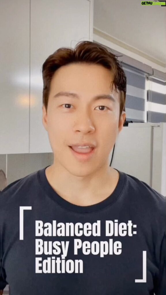 Nathaniel Ho Instagram - Here’s a lazy hack if you’re busy but want a balanced diet. You’re welcome. (Not nutritional advice)