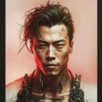 Nathaniel Ho Instagram - The Year is 2050. We live in a dystopian cyberpunk universe. This is me. P.S. Thank you @alkiesh.art for introducing me to a whole new world. #Cyberpunk #Midjourney