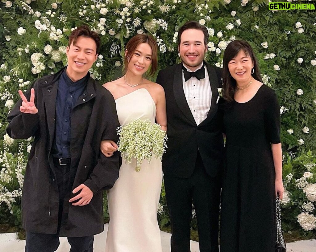 Nathaniel Ho Instagram - When one of your oldest friends in media invites you to her wedding, you fly back for it! @limrebecca I am so happy that you have found a wonderful person! It’s been such an honor watching you bloom and grow in spite of everything you’ve been through, and you truly deserve to be happy! Much love to you both ❤️ The Ritz-Carlton, Millenia Singapore