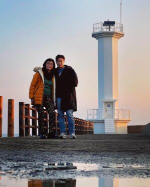 Nathaniel Ho Instagram - 엄마와 저는 제주에 있어요 ❤️