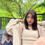 Natsuki Deguchi Instagram - みどりって落ち着く🌳